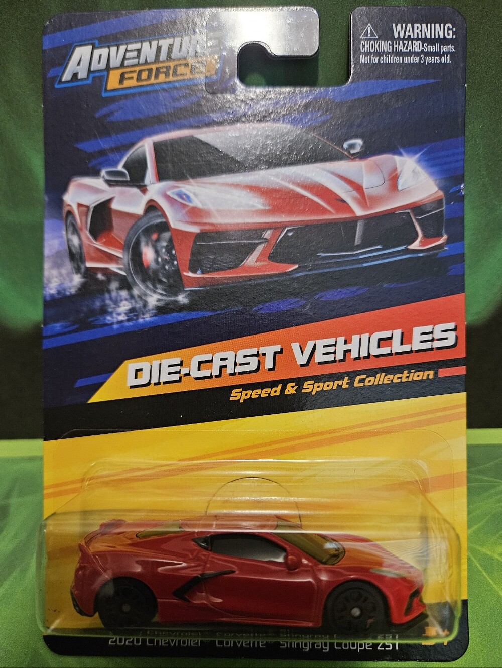 Adventure Force 2020 Chevy Corvette Red Die-Cast Sports Car